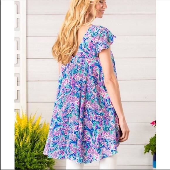 Matilda Jane In The Maze Floral Swing Tunic Top Size Small Spring - Picture 2 of 10